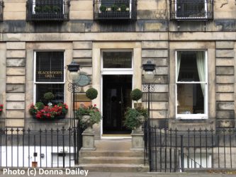 The outside of the Nira Caledonia Hotel in Edinburgh.