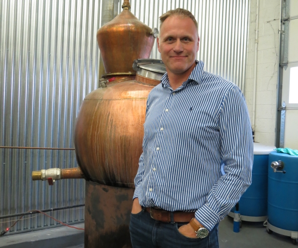 Alastair Brogan of the Vapor Distillery in Boulder, Colorado