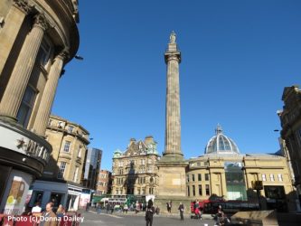 Newcastle city centre seen on a Newcastle city walking tour by The Travel Pages