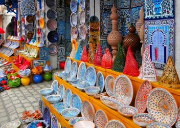 Pottery for Sale in Nabeul in Tunisia