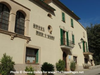 The charming Hotel Mar-i-Vent in Banyalbufar, Mallorca, Spain