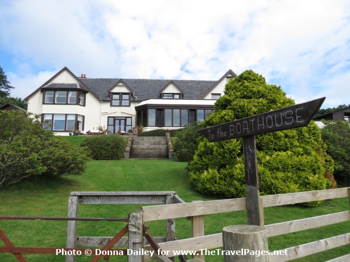 The Loch Melfort Hotel on the west coast of Scotland