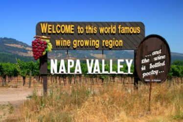 Welcome to Napa Valley sign