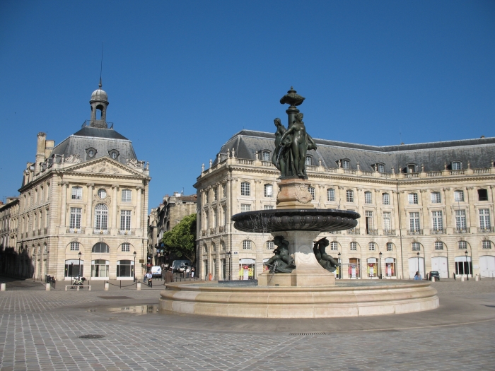 The Place de la Bourse in Bordeaux