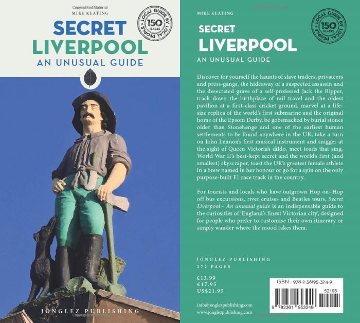 The front and back covers of the book Secret Liverpool