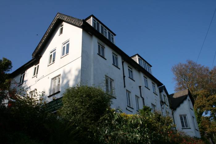 Front view of North Cliff Hotel in Lynton in Devon
