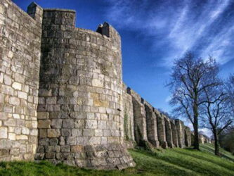 The City Walls in York, England