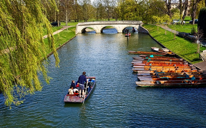 The best things to do in Cambridge include Punting Along The Backs