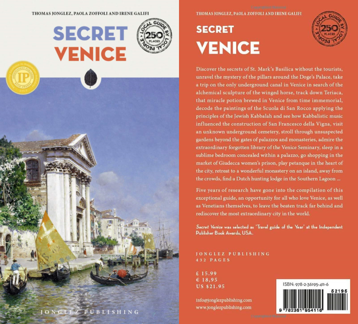 Front and back covers of Secret Venice from Jonglez