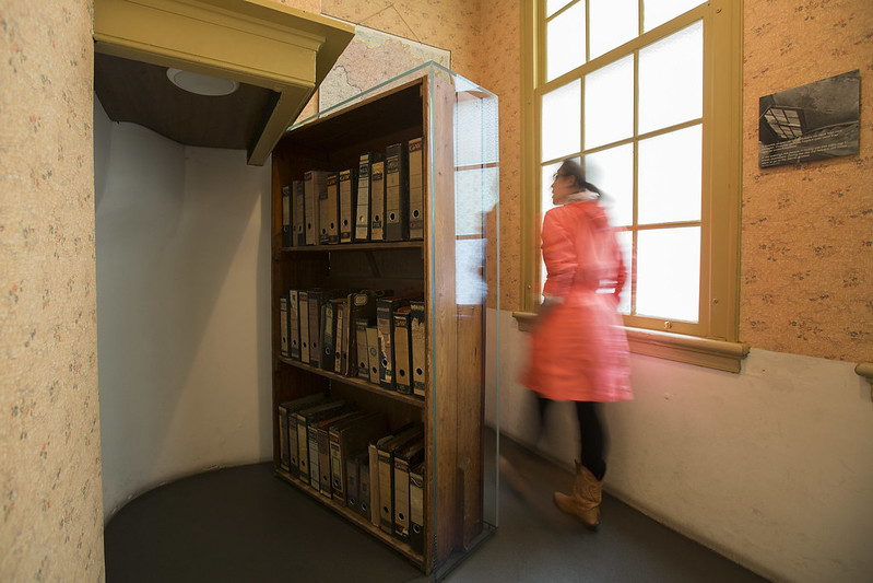Secret Annex in the Anne Frank House in Amsterdam