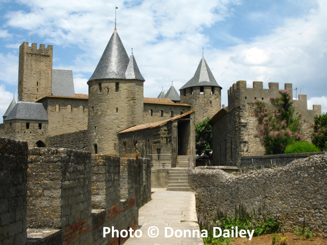 Chateau Comtal in Carcassonne, France