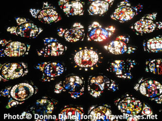 Cathedral St-Etienne in Toulouse, The Rose Window from the Inside