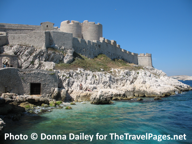 The Chateau d'If island off the coast of Marseille in Provence in France