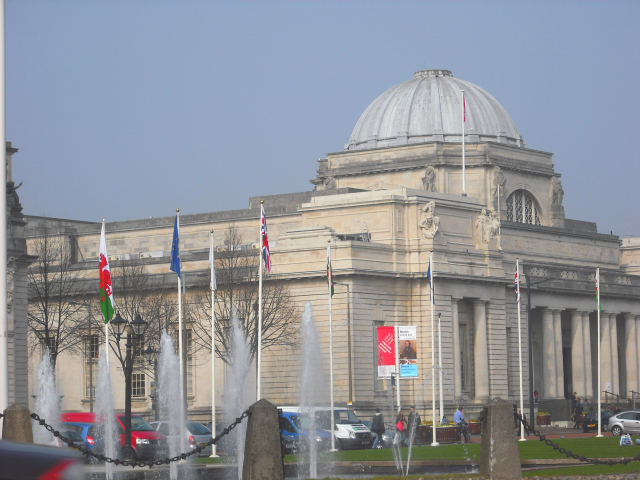 The National Museum Cardiff in Wales