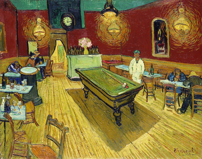 Painting of Van Gogh's Cafe in Arles