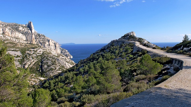 Les Calanques near Marseille in France