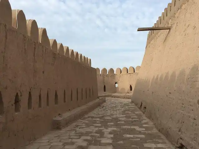 Walls of the Ichan Kala Inner Town in Khiva, Uzbekistan