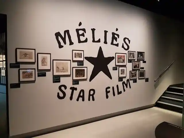 Display at the Musée Méliès cinema museum in Paris