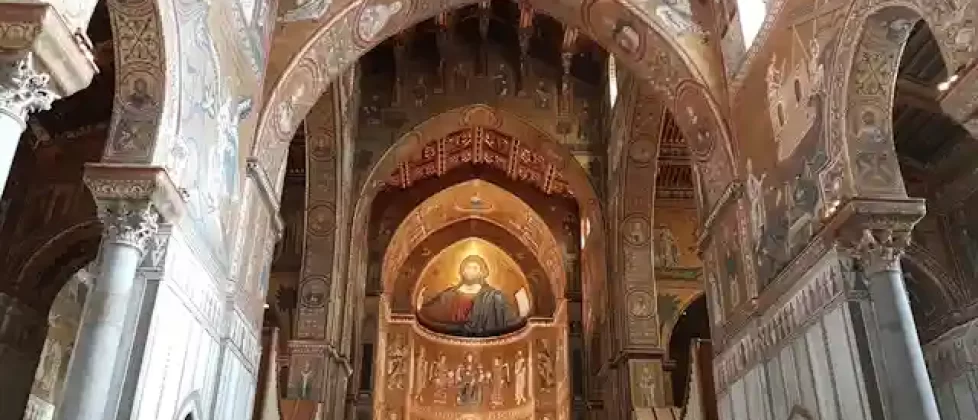 Monreale Cathedral near Palermo in Sicily