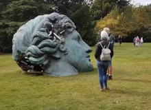 Yorkshire Sculpture Park Daniel Arsham: Unearthed Bronze Eroded Melpomene