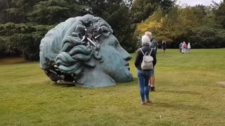 Yorkshire Sculpture Park Daniel Arsham: Unearthed Bronze Eroded Melpomene