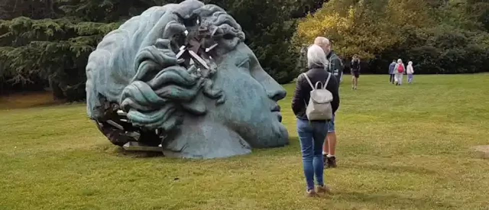 Yorkshire Sculpture Park Daniel Arsham: Unearthed Bronze Eroded Melpomene