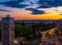 Madrid sunset