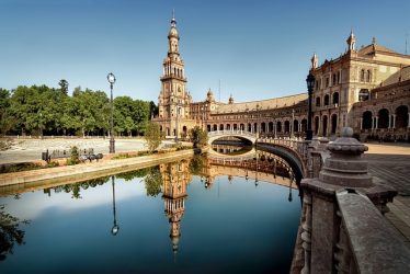 The Plaza de Espana in Seville