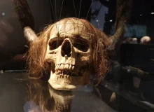 Head of a Shaman's Stick in Malaga's Interactive Music Museum